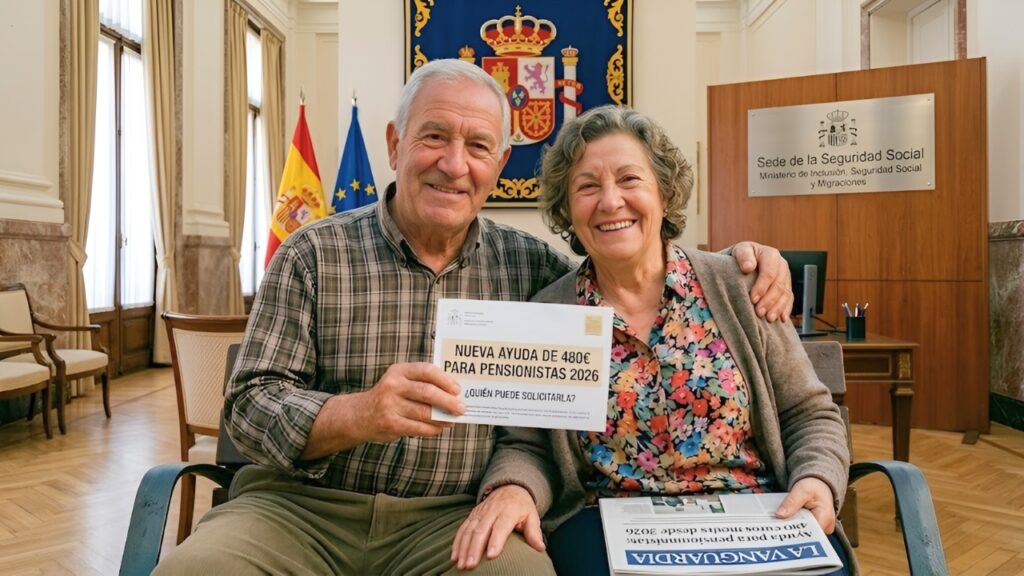 España Activa Nueva Ayuda de €480 para Pensionistas en 2026: Quién Puede Recibirla, Cómo Pedirla y Cuándo Pagan