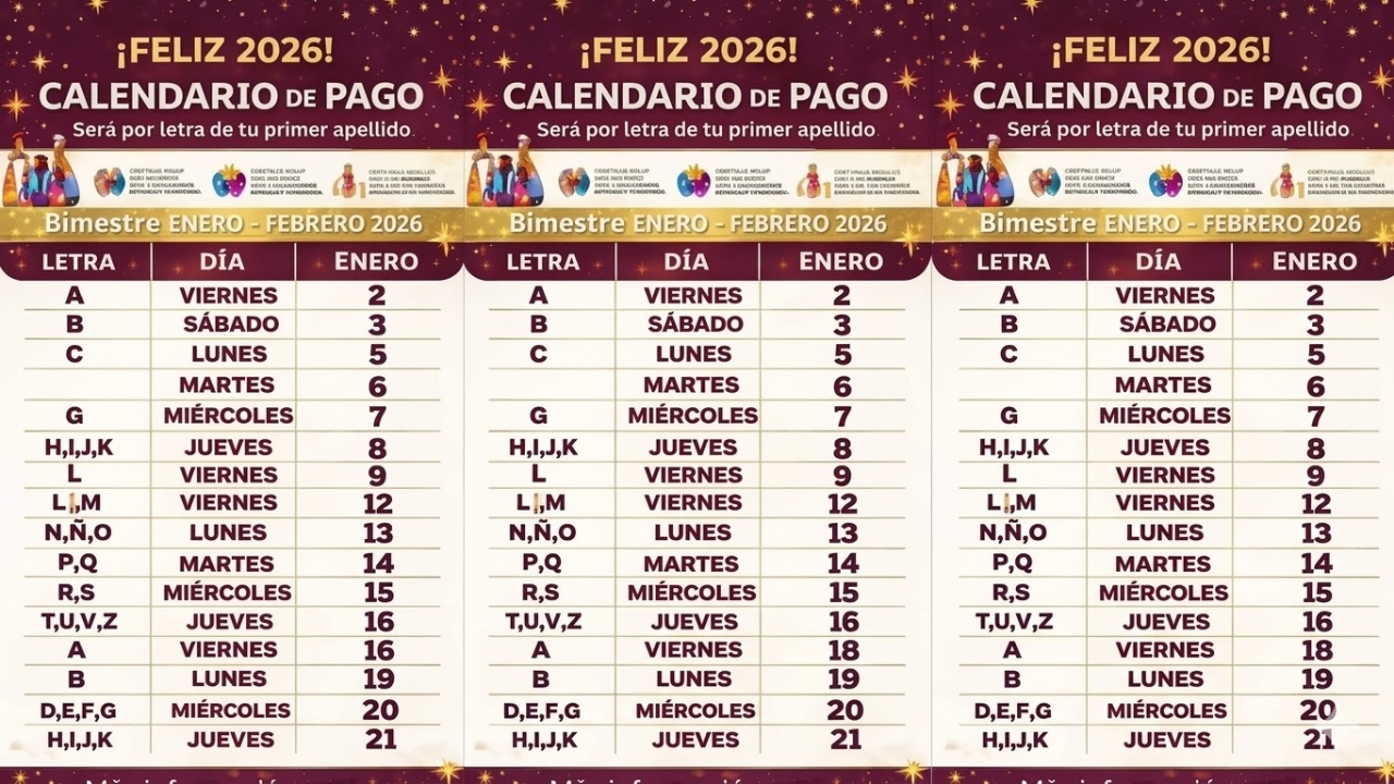 Calendario de Pensiones Marzo 2026: Fechas de Pago para Jubilados y Pensionados en México
